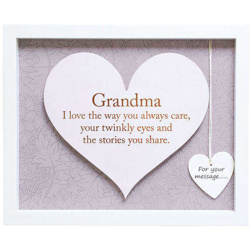 Picture of SQUARE HEART FRAME - GRANDMA